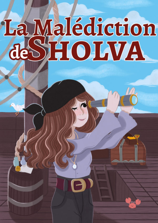 Première de couverture du livre La Malédiction de Sholva.