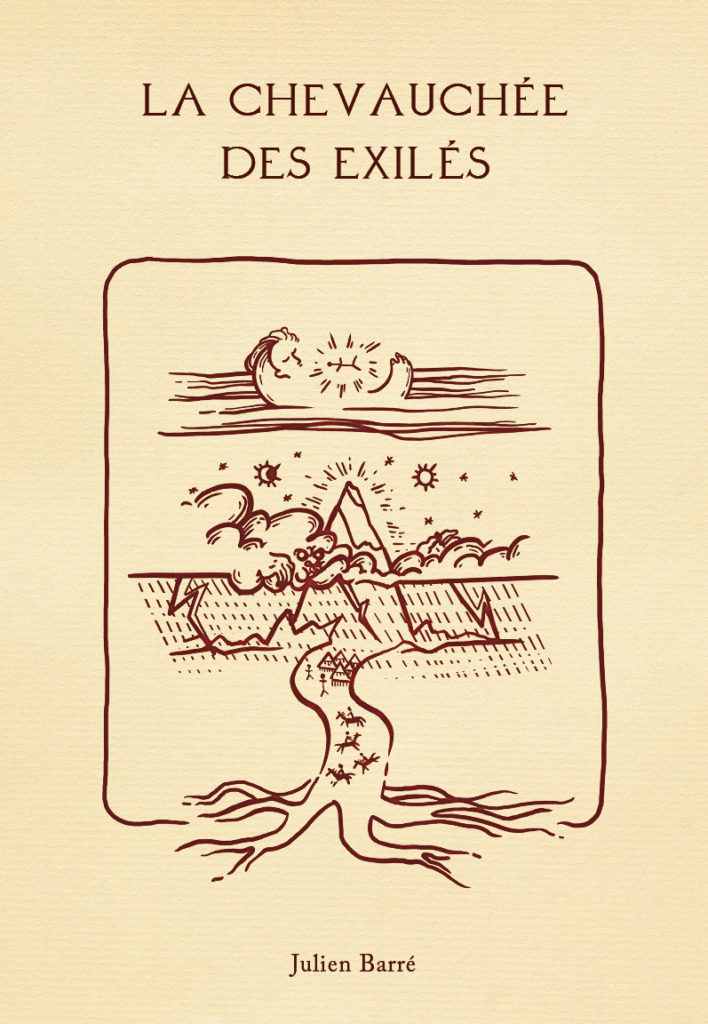 Première de couverture du livre La Chevauchée des Exilés.